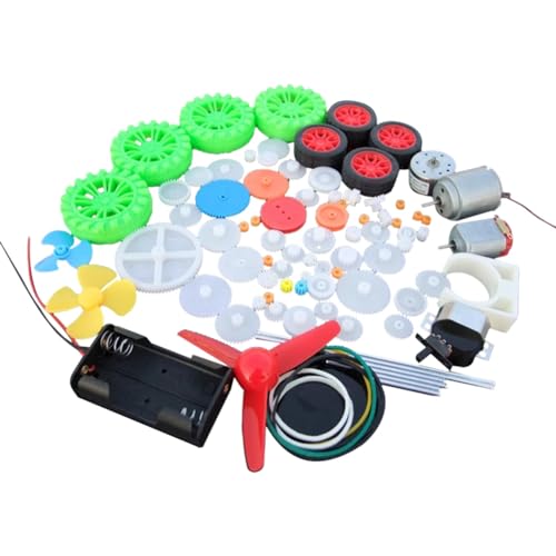 Jeenuuder Installatio Auto-Roboter-Set, Motorisiert, zum Basteln mit Schneckenantrieb, Riemen, Kugellagern, Rädern, Zahnrädern für Kinder Jeenuuder Installatio Auto-Roboter-Set, Motorisiert, zum Basteln mit Schneckenantrieb, Riemen, Kugellagern, Rädern, Zahnrädern für Kinder von Jeenuuder