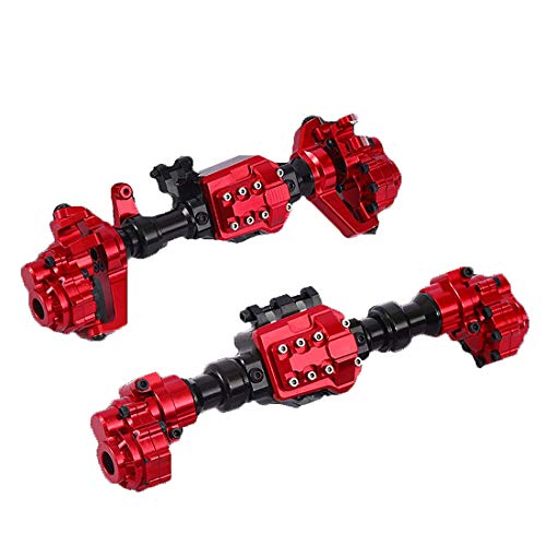 Jeenuuder RC Autozubehör, Achs- und Rückenschalen, geeignet für die Steuerung der Klettersimulation für TRX4, Rot Jeenuuder RC Autozubehör, Achs- und Rückenschalen, geeignet für die Steuerung der Klettersimulation für TRX4, Rot von Jeenuuder
