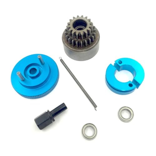 Jeenuuder RC Gear Kupplungssatz mit Geschwindigkeiten, Glockenfedern, Schwungradlager, Achs-Set für Auto mit Nitro-Motor 1/10 RC 94122 02023 02048 Jeenuuder RC Gear Kupplungssatz mit Geschwindigkeiten, Glockenfedern, Schwungradlager, Achs-Set für Auto mit Nitro-Motor 1/10 RC 94122 02023 02048 von Jeenuuder