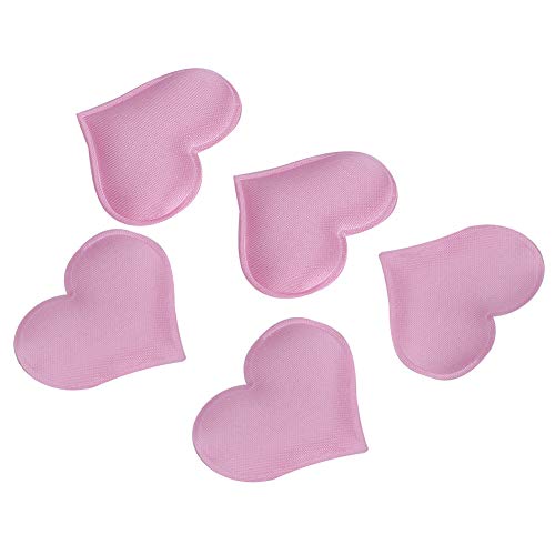 DIY Handgefertigte Herzförmige Herzform-Dekoration, Herzförmige Hochzeit-Dekoration, Hochzeit, Valentinstag, Dekoration, Jahrestag, Partyzubehör (3,2 cm, rosa, 500 Stück/Packung) von Jeffergarden
