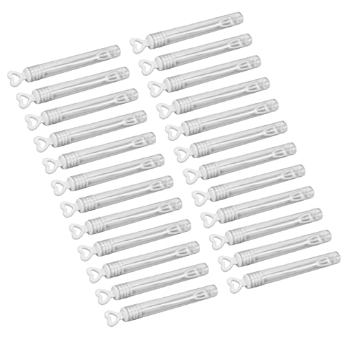 Jeffergarden 24 Pcs Bubble Zauberstäbe Groß Niedlich Reine Farben Liebe Hausgemachte Leere Mini Bubble Zauberstab Stick Spielzeug Party von Jeffergarden