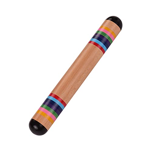 Jeffergarden Beechwood Musical Toy für Kinder und Erwachsene, Leicht zu Spielen, Beruhigender Regengeräusch, Regenbogendesign für Musikspiele oder Entspannung von Jeffergarden