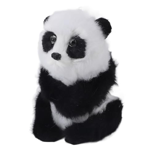 Jeffergarden Niedliches, Lebensechtes Panda-Spielzeug, 10,9 X 8,9 cm Großes Kunstplüsch-Tierspielzeug für Elegante Party-Dekoration, Desktop-Dekoration von Jeffergarden