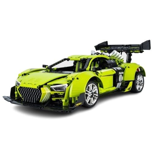 Jeising Green Beast, Grünes Biest, Sports Car K10516, 2.641 Teile, Modell-Bauset, Technik, Maßstab 1:10, Klemmsteine, Sportwagen, DIY Rennwagen, Auto, Supersportwagen, Bausatz Klemmbausteine Jeising Green Beast, Grünes Biest, Sports Car K10516, 2.641 Teile, Modell-Bauset, Technik, Maßstab 1:10, Klemmsteine, Sportwagen, DIY Rennwagen, Auto, Supersportwagen, Bausatz Klemmbausteine von Jeising