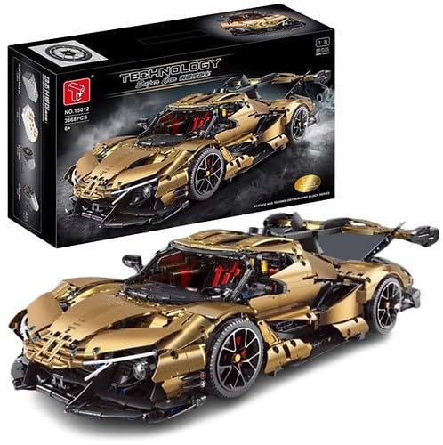 Jeising Gumpert Apollo Supercar, Sports Car T5012, 3.668 Teile, Modell-Bauset, Technik, Maßstab 1:8, Klemmsteine, Sportwagen, Auto, Klemmbausteine, Bausatz, DIY Rennwagen, Supersportwagen, Bausteine, Jeising Gumpert Apollo Supercar, Sports Car T5012, 3.668 Teile, Modell-Bauset, Technik, Maßstab 1:8, Klemmsteine, Sportwagen, Auto, Klemmbausteine, Bausatz, DIY Rennwagen, Supersportwagen, Bausteine, von Jeising