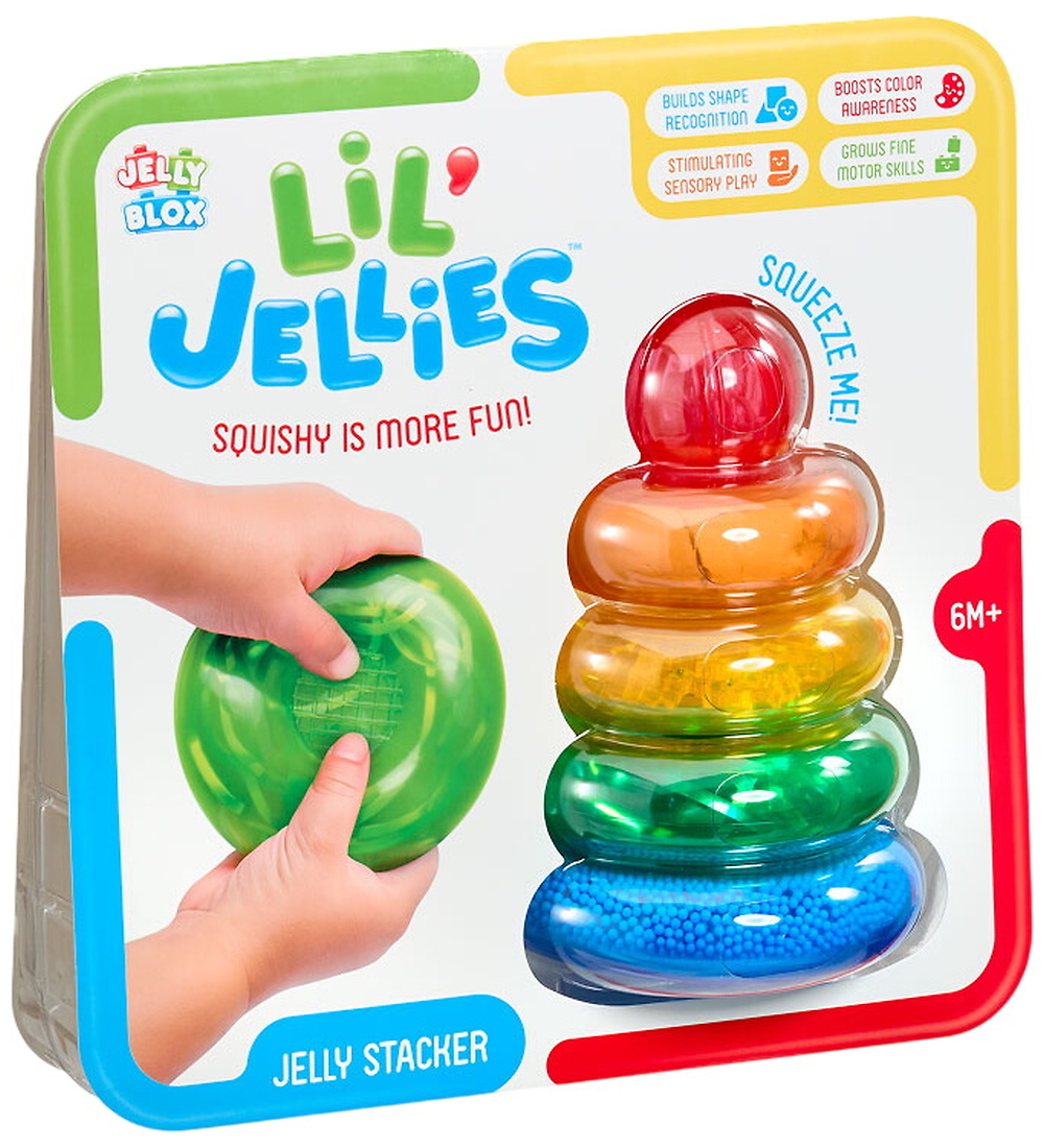 Jelly Blox Stapelturm -26 cm - Lil' Jellies - Jelly Stacker - Jelly Blox - One Size - Bauklötze von Jelly Blox