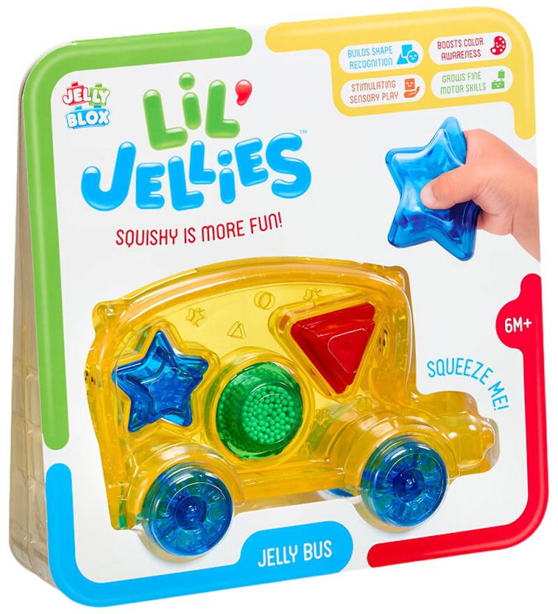Jelly Blox Steckspiel - 20x12 cm - Lil' Jellies - Jelly Bus - Jelly Blox - One Size - Steckspiele Jelly Blox Steckspiel - 20x12 cm - Lil' Jellies - Jelly Bus - Jelly Blox - One Size - Steckspiele von Jelly Blox