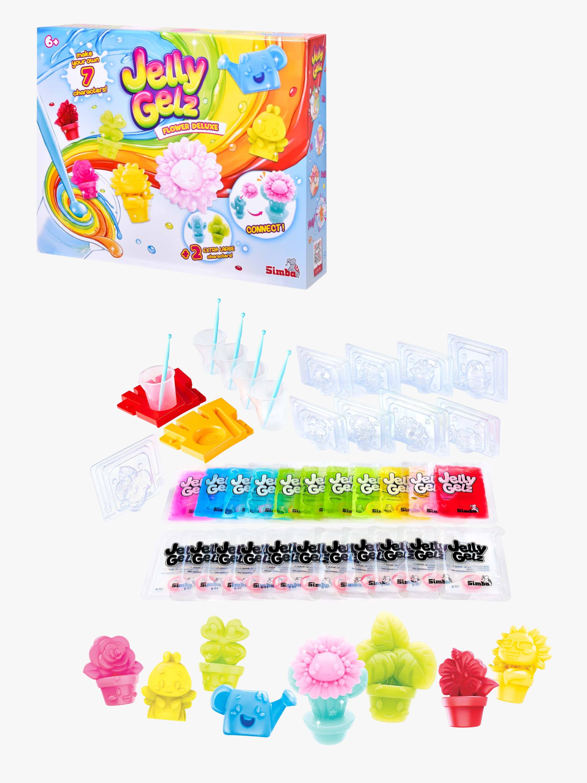 Jelly Gelz Bastelset Flower Deluxe mit Gel & Formen Jelly Gelz Bastelset Flower Deluxe mit Gel & Formen von Jelly Gelz