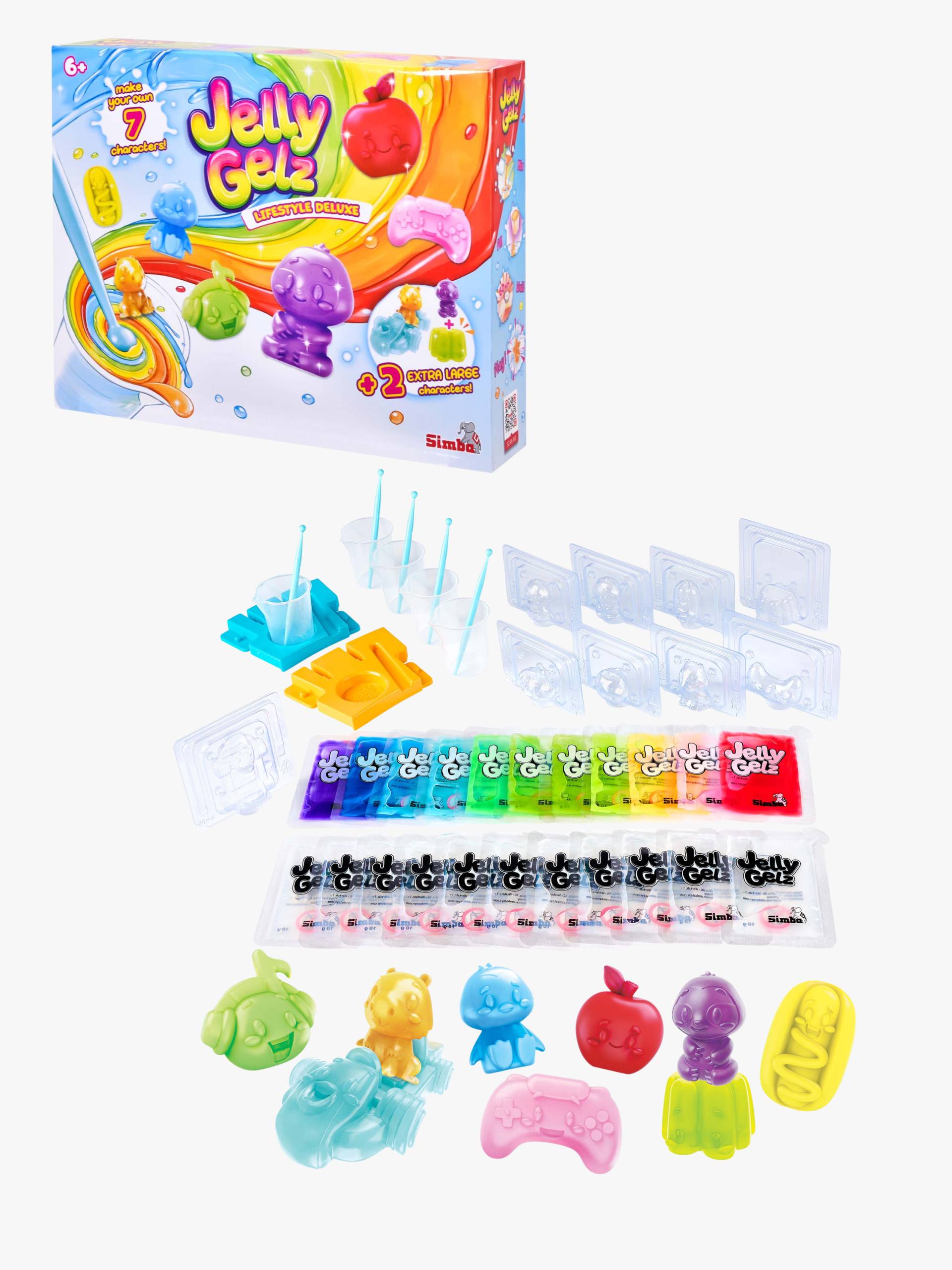 Jelly Gelz Bastelset Lifestyle Deluxe mit Gel & Formen Jelly Gelz Bastelset Lifestyle Deluxe mit Gel & Formen von Jelly Gelz
