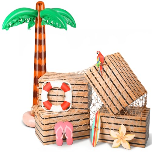 JellyArch Sommer Hawaii-Party-Dekorationen, riesige aufblasbare Palmen, Simulationsbox, 90 cm, stabile Bäume für Luau-Partys, Stranddekoration, Pool-Ambiente, tropisches Themen-Dekor, Outdoor-Spaß JellyArch Sommer Hawaii-Party-Dekorationen, riesige aufblasbare Palmen, Simulationsbox, 90 cm, stabile Bäume für Luau-Partys, Stranddekoration, Pool-Ambiente, tropisches Themen-Dekor, Outdoor-Spaß von JellyArch