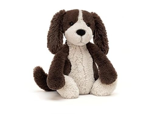 Bashful Fudge Puppy Medium - L: 9 cm x l: 12 cm x h: 31 cm von Jellycat