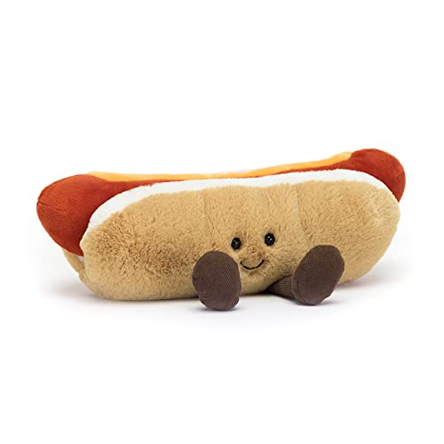 Jellycat Amuseable Hot Dog Plüsch-Dekoration zum Sammeln von Jellycat