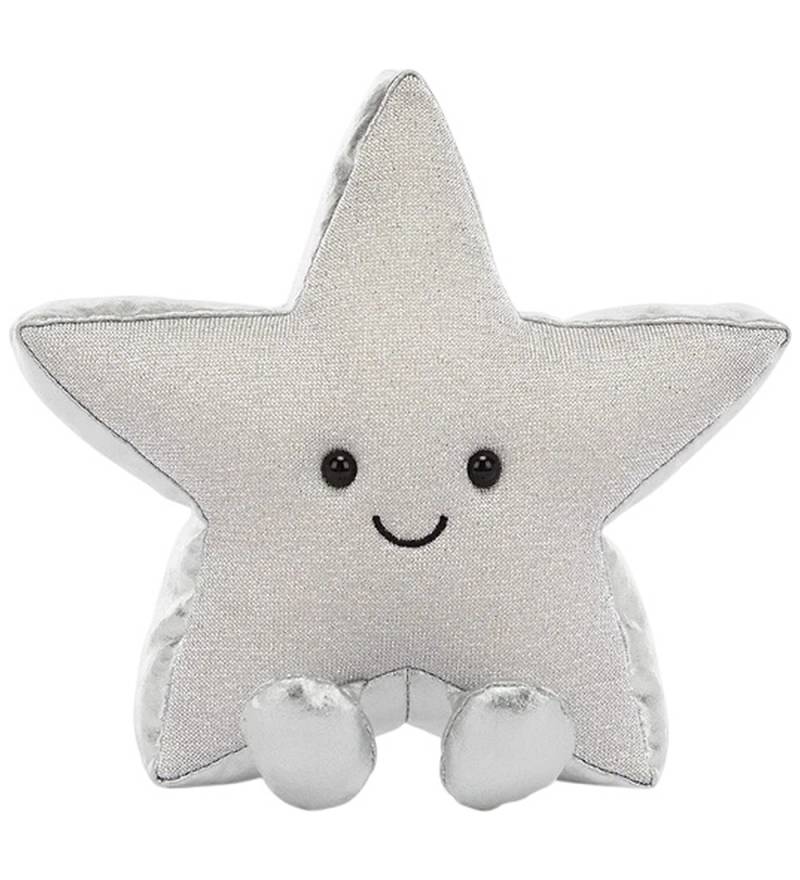 Jellycat Kuscheltier - 17 cm - Amuseables Silber Star - Jellycat - One Size - Kuscheltiere Jellycat Kuscheltier - 17 cm - Amuseables Silber Star - Jellycat - One Size - Kuscheltiere von Jellycat