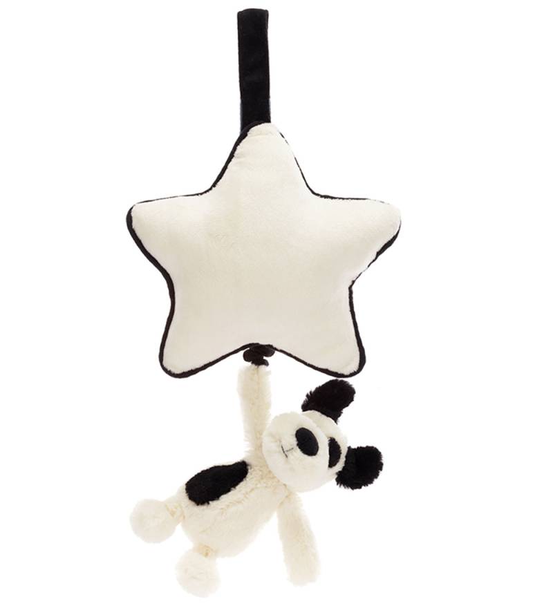 Jellycat Musikmobile m. Stern - Bashful Black & Cream Puppy - Jellycat - One Size - Musikmobile Jellycat Musikmobile m. Stern - Bashful Black & Cream Puppy - Jellycat - One Size - Musikmobile von Jellycat
