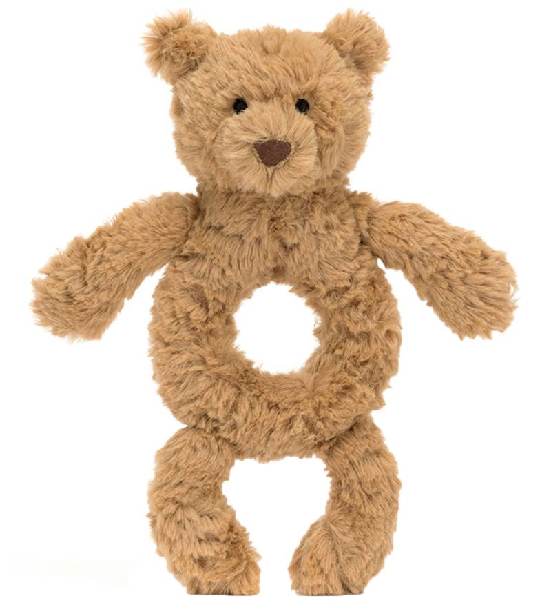 Jellycat Ringrassel - 18x8 cm - Bartholomäus Bear - Jellycat - One Size - Rasseln Jellycat Ringrassel - 18x8 cm - Bartholomäus Bear - Jellycat - One Size - Rasseln von Jellycat