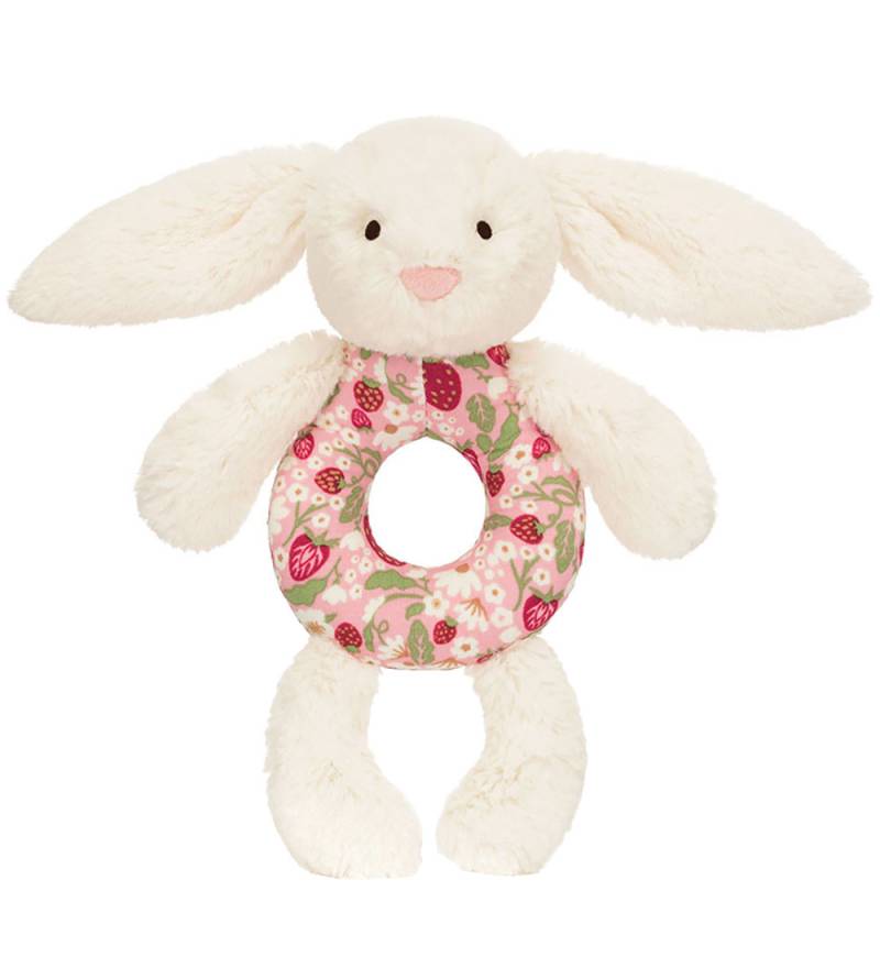 Jellycat Ringrassel - 18x8 cm - Blossom Cream Bunny Berry - Jellycat - One Size - Rasseln Jellycat Ringrassel - 18x8 cm - Blossom Cream Bunny Berry - Jellycat - One Size - Rasseln von Jellycat