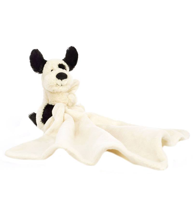 Jellycat Schmusetuch - 34x34 cm - Bashful Black & Cream Puppy - Jellycat - One Size - Schmusetücher Jellycat Schmusetuch - 34x34 cm - Bashful Black & Cream Puppy - Jellycat - One Size - Schmusetücher von Jellycat