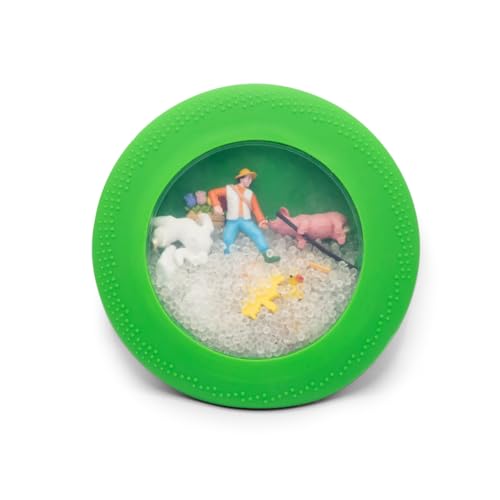 Jellystone Designs, Peekaboo Bag Farm sensorisches Spiel für Kinder, hilft bei der sensorischen und kognitiven Entwicklung, Rückseite aus rutschfestem Silikon Jellystone Designs, Peekaboo Bag Farm sensorisches Spiel für Kinder, hilft bei der sensorischen und kognitiven Entwicklung, Rückseite aus rutschfestem Silikon von Jellystone Designs