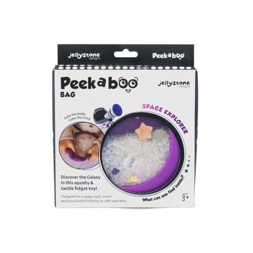 Jellystone Designs Peek-a-Boo Sensory Bag - Galaxy: Weltraum-Thema, Ab 18 Monaten Jellystone Designs Peek-a-Boo Sensory Bag - Galaxy: Weltraum-Thema, Ab 18 Monaten von Jellystone Designs