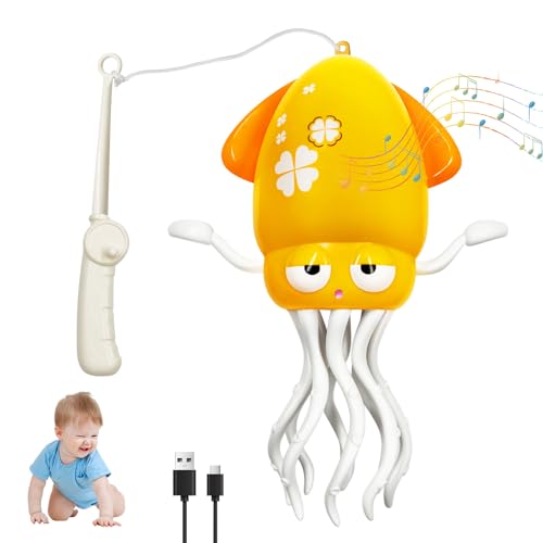 Jemey Electric Dancing Octopus Toy, 2025 New Electric Auto-Avoid Crawling Octopus with LED & Music, Dancing and Singing Musical Toy with Lights, Smart Auto-Wiggling Sensory Toys Gift for Girls Boys Jemey Electric Dancing Octopus Toy, 2025 New Electric Auto-Avoid Crawling Octopus with LED & Music, Dancing and Singing Musical Toy with Lights, Smart Auto-Wiggling Sensory Toys Gift for Girls Boys von Jemey