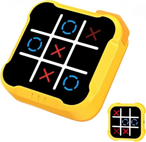 Jemey Elektronisches Tic Tac Toe Spiel, Elektronische Rätsel Tragbare Bildungsgedächtnisse Handheld-Spiele, 3 in 1 Tic Tac Toe Game für Gedächtniswachstum, Idealer Geburtstag für Kinder und Erwachsene Jemey Elektronisches Tic Tac Toe Spiel, Elektronische Rätsel Tragbare Bildungsgedächtnisse Handheld-Spiele, 3 in 1 Tic Tac Toe Game für Gedächtniswachstum, Idealer Geburtstag für Kinder und Erwachsene von Jemey
