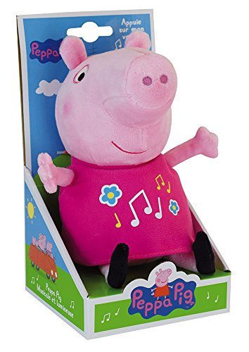 Jemini – 023344 – Peppa Pig – Plüschtier mit Musik und Licht, -25 cm von Jemini