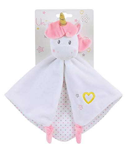 Jemini 023683 Einhorn Kuscheltier +/- 32 cm mit Rassel, Weiß/Rosa Jemini 023683 Einhorn Kuscheltier +/- 32 cm mit Rassel, Weiß/Rosa von Jemini