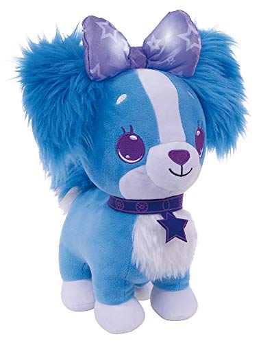 Jemini 023701 Magic KISS Plüschhund, interaktiv, +/-25 cm, Blau von Jemini