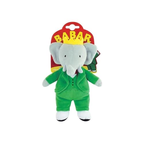 Jemini 024384 Babar Plüschtier Elefant +/- 20 cm, Grün von Jemini