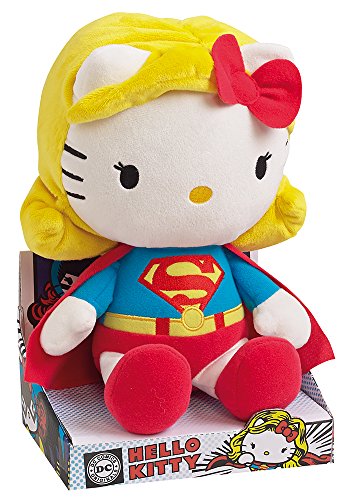 Jemini – 22791 – Plüschtier Hello Kitty Super Woman 27 cm – DC Comics Super Heroes von Jemini