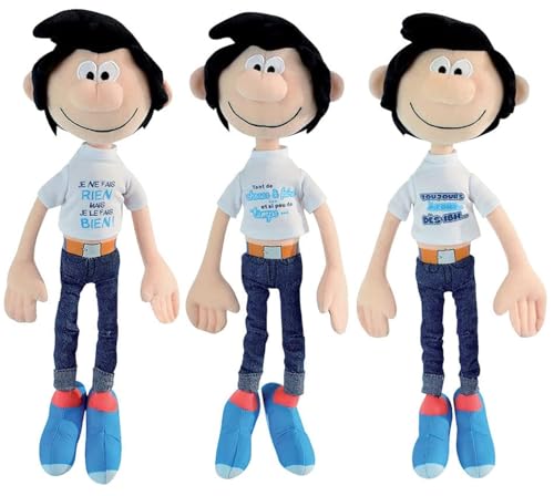 Jemini Gaston Lagaffe 3 Plüschtiere +/- 30 cm: 3 Nachrichten, blau von Jemini