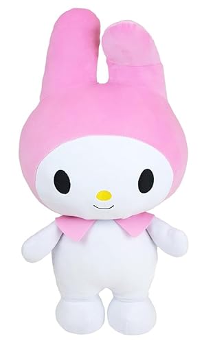 Jemini | Plüschtier My Melody 40 cm | weiches Kissen rosa | waschbares Baby-Schmusetuch | Offizielles Sanrio-Lizenzprodukt | Spielzeug ab der Geburt | Geschenkidee für Kinder Mädchen Geburtstag Jemini | Plüschtier My Melody 40 cm | weiches Kissen rosa | waschbares Baby-Schmusetuch | Offizielles Sanrio-Lizenzprodukt | Spielzeug ab der Geburt | Geschenkidee für Kinder Mädchen Geburtstag von Jemini