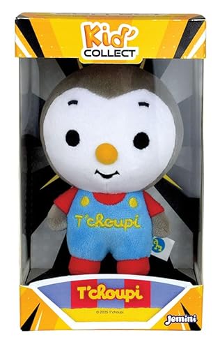 Jemini T'Choupi Plüschtier, 13 cm, weiche Textur, Fan der Serie und der Bücher, Kollektion Kid'Collect, Plüschtier zum Sammeln, französische Marke, lebendige Farben, Geschenkidee für Kinder von Jemini