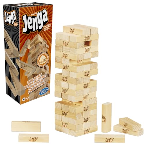 Hasbro A2120EU4 Jenga, Mehrfarbig, Einheitsgröße von Jenga