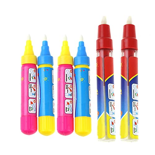 Jenilily Wasserstifte Wasser Pen (6pcs) für Magische Doodle Matte Magie Ersatz Wasser Stift für Malmatte von Jenilily