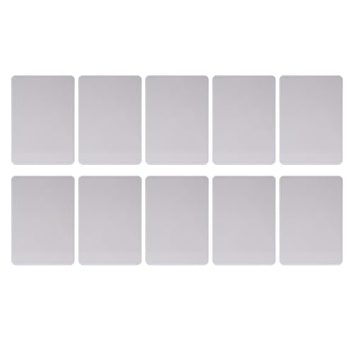 Jenngaoo Magnettafel Trockenabwischbar Doppelseitig Magnetisch, 21x30cm Leichtes Whiteboard mit Glatter Oberfläche für Schüler Lehrer, 10 Stück Zeichenbrett Tafel für Klassenzimmer von Jenngaoo