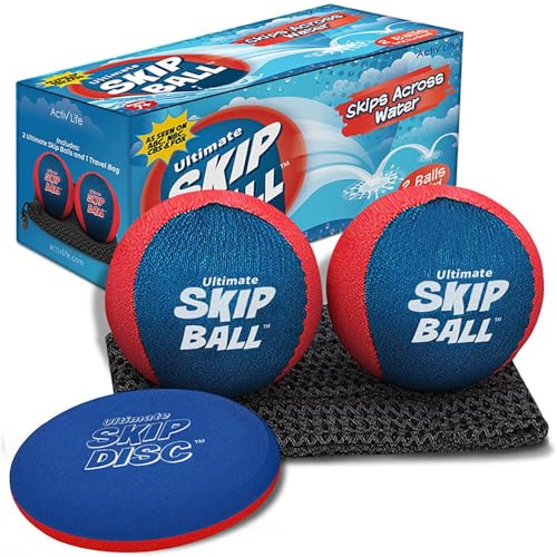 Wasserball klein Schwimmender Ballsport für Strand & Pool Robustes Strandspielzeug für Kinder Jungen & Mädchen Trainiert Motorik & Koordination – Inkl. Netzbeutel für Transport (Graublau) von Jennytim