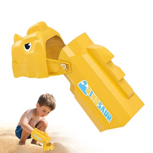 Jenshhch Bagger Sandkasten Spielzeug Gelber Edelstahl Roboterarm Für Kinder Ab 2 Jahre Realistischer Sandspielzeug Bagger Mit Robuster Konstruktion von Jenshhch