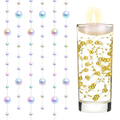 Jenshhch Goldene Perlenschnur 5M Edelstahl Tortendeko Set Mit Kuchenkugeln Hochzeitstopper Für Geburtstagsparty Hochzeitsdekoration Und Festliche Kuchendekoration (C) von Jenshhch
