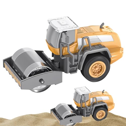 Jenshhch LKW Spielzeug Baufahrzeug Metall-Kunststoff Konstruktionsfahrzeug mit Abnehmbarem Anhänger Spielzeug ab 3 Jahren - Robuster Bauspielzeug-LKW für Kinder mit Kranfunktion (D) von Jenshhch