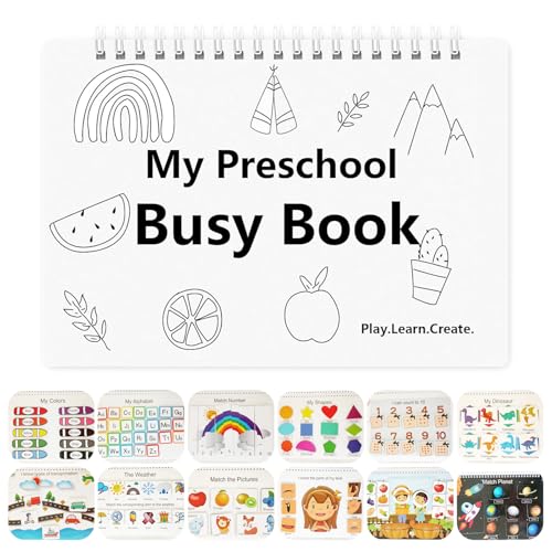 Jenshhch Montessori Activity Book 12 Themen Kinder Lernspielzeug Sensorisches Spielzeug Gefühle Entwicklungsbuch Für Kinder Ab 3 Jahre Sicher Emotionales Lernen Jenshhch Montessori Activity Book 12 Themen Kinder Lernspielzeug Sensorisches Spielzeug Gefühle Entwicklungsbuch Für Kinder Ab 3 Jahre Sicher Emotionales Lernen von Jenshhch