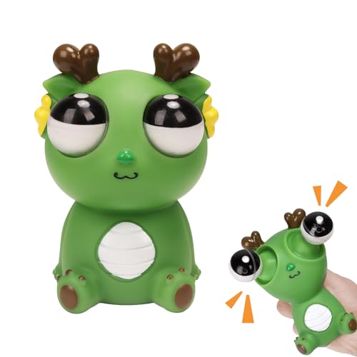 Jenshhch Quetschspielzeug Anti Stress Spielzeug Mit Pop-Out Augen Design Weiches Squeeze Toys Squishy Spielzeug Für Kinder Und Erwachsene (D) von Jenshhch