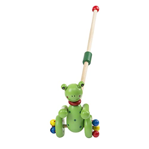Baby Push entlang Spielzeug Holz Pull Wanderspielzeug Kid Aktivitätsspielzeug für Kleinkindjungen Mädchen (Farbe zufällig), Wanderspielzeug für 1 Jährige von Jeorywoet