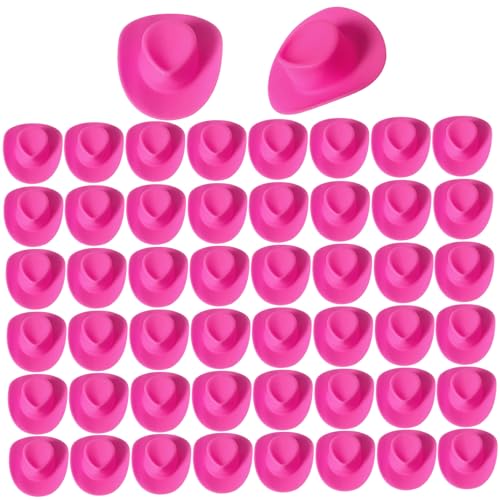 Jeorywoet 50pcs Mini Cowboy Hüte, Plastik Western Mini Cowgirl -Hüte, süße stilvolle Miniaturkappe für Schmuckherstellung, DIY -Dekoration, Bekleidungsbedarf, Cowgirl Party Jeorywoet 50pcs Mini Cowboy Hüte, Plastik Western Mini Cowgirl -Hüte, süße stilvolle Miniaturkappe für Schmuckherstellung, DIY -Dekoration, Bekleidungsbedarf, Cowgirl Party von Jeorywoet