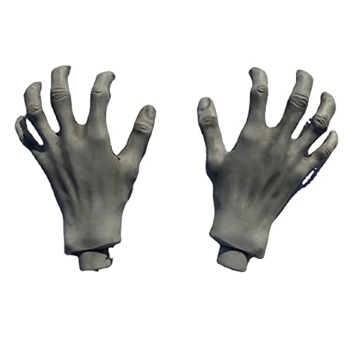 Jeorywoet Horror Requisiten Dekorationen, Halloween Horror Requisiten realistische Zombie Hände Terrorendekoration für Partygarten zufällige Farbe, Halloween Jeorywoet Horror Requisiten Dekorationen, Halloween Horror Requisiten realistische Zombie Hände Terrorendekoration für Partygarten zufällige Farbe, Halloween von Jeorywoet