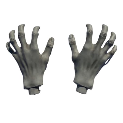 Jeorywoet Plastik Zombie Hände, Halloween Horror Requisiten realistische Zombie -Hände Terror Dekoration für Partygarten zufällige Farbe, realistische falsche Hände Jeorywoet Plastik Zombie Hände, Halloween Horror Requisiten realistische Zombie -Hände Terror Dekoration für Partygarten zufällige Farbe, realistische falsche Hände von Jeorywoet