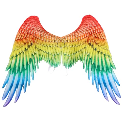Jeorywoet Regenbogenflügel 3D Flügel Kostüm Halloween Kostüm Schmetterlingsflügel mit elastischen Gurten Pride Flügel für Erwachsene Kostüme Kleid Karneval, Dress -up -Party, Regenbogenflügel Jeorywoet Regenbogenflügel 3D Flügel Kostüm Halloween Kostüm Schmetterlingsflügel mit elastischen Gurten Pride Flügel für Erwachsene Kostüme Kleid Karneval, Dress -up -Party, Regenbogenflügel von Jeorywoet