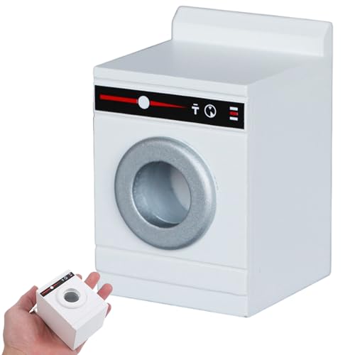 Jeorywoet Spielzeugwaschmaschine, Puppenhausminiaturen, Holzspielzeugwaschmaschine 1.8x1.9x3 Stoff Waschmaschine 1:12 Puppenhausmöbel, Mini -Puppenhauszubehör für Dollhouse Kitchen Jeorywoet Spielzeugwaschmaschine, Puppenhausminiaturen, Holzspielzeugwaschmaschine 1.8x1.9x3 Stoff Waschmaschine 1:12 Puppenhausmöbel, Mini -Puppenhauszubehör für Dollhouse Kitchen von Jeorywoet