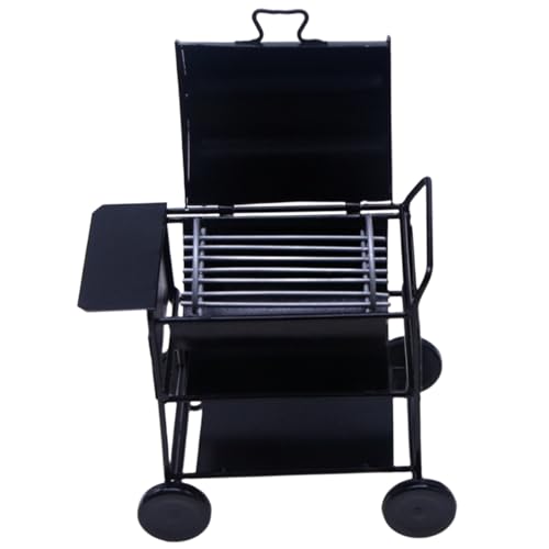 Jeorywoet Miniaturküche, Mini -Grill, 3x3x2 1:12 Grill Herd Miniatur Küchenutensilien, Simulation BBQ Grill Dollhouse Möbel für Dollhouse Dekoration, Puppenhaus Herd Jeorywoet Miniaturküche, Mini -Grill, 3x3x2 1:12 Grill Herd Miniatur Küchenutensilien, Simulation BBQ Grill Dollhouse Möbel für Dollhouse Dekoration, Puppenhaus Herd von Jeorywoet