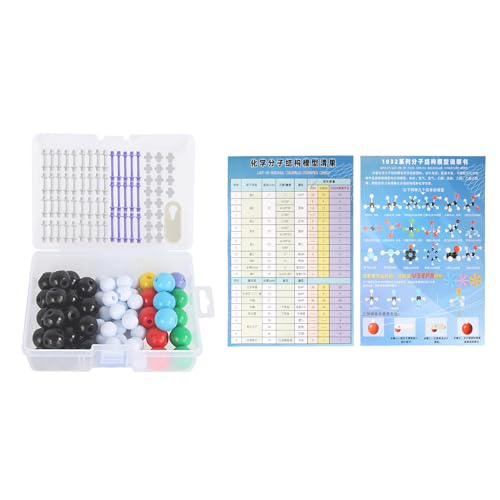 Molekulares Modell organischer Chemie mit 136-propcs-Atomen und Links zum praktischen Lernen in der Schule und zu Hause Molekulares Modell organischer Chemie mit 136-propcs-Atomen und Links zum praktischen Lernen in der Schule und zu Hause von Jerliflyer